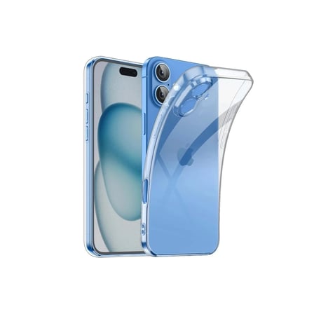 Apple iPhone 16 Kılıf Lüx Şeffaf Silikon