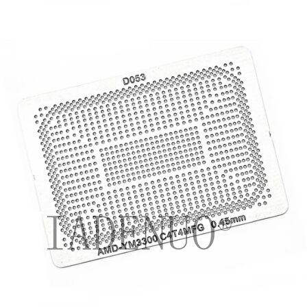 KALIP STENCİL AMD RYZEN 5 İŞLEMCİ KALIBI 6650U 100-000000539 100-000000103 R3-5300U 100-0000000376 0.45MM