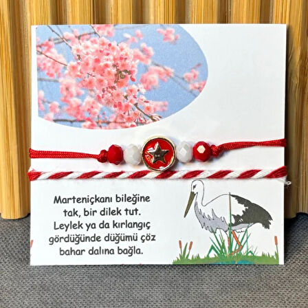 Uretti - Özlem 9422 - 3483 El Yapımı Marteniçka Dilek Şans Bilekliği