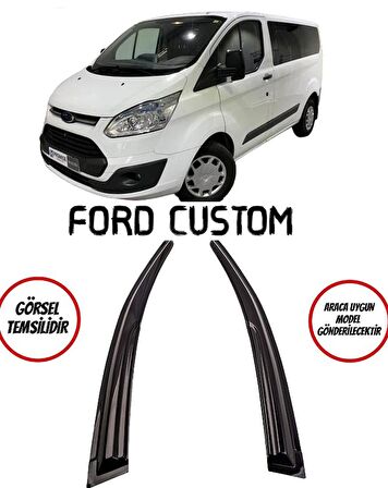 Ford Transit Custom Cam Rüzgarlığı 2li
