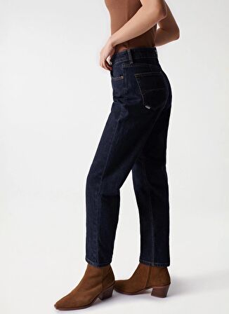 Mavi Kadın Yüksek Bel Mom Fit Denim Pantolon CROPPED TRUE SLIM JEANS 21004611