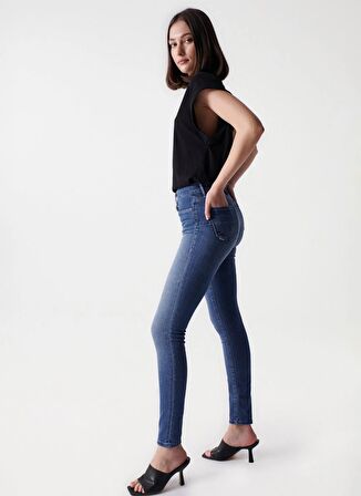 Mavi Kadın Orta Bel Skinny Fit Denim Pantolon DESTINY PUSH UP SKINNY JEANS, MEDIUM WASH 21005345