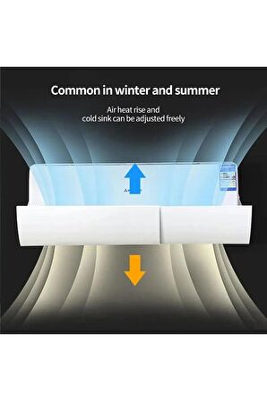 TechTic Klima Hava Yönlendirici Rüzgar Kalkanı Deflektör Hava Perdesi Klima Çarpmasi Önleyici
