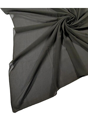Mısırlı Eşarpları Düz Renk Krep Eşarp 110x110 Cm