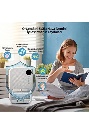 1100ml Dijital Hava Iyileştirici Ve Ev Tipi Nem Alma Cihazı Masaüstü Mini