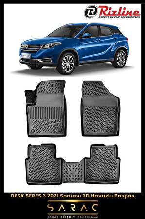 Rizline DFSK Seres 3 2021 Model 3D Havuzlu Paspas