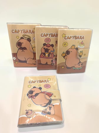 Capybara A7 Not Defteri , Çıt Çıtlı Cep Defteri - Süper Capybara