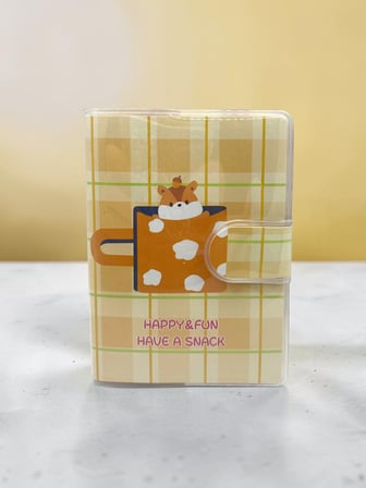 Happy & Fun Sincap A7 Not Defteri , Çıt Çıtlı Cep Defteri - Turuncu