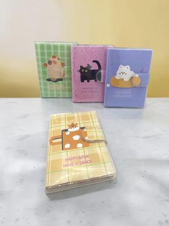 Happy & Fun Sincap A7 Not Defteri , Çıt Çıtlı Cep Defteri - Turuncu
