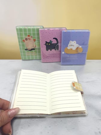 Happy & Fun Sincap A7 Not Defteri , Çıt Çıtlı Cep Defteri - Turuncu