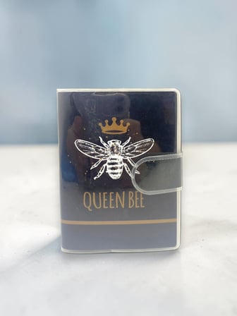Queen Bee A7 Not Defteri , Çıt Çıtlı Cep Defteri - Siyah