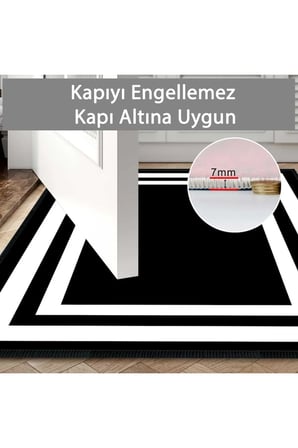 2 li Banyo Paspası, Yumuşak Banyo Halısı, Kaymaz Tabanlı, Yıkanabilir - 60x100 - 50 x60
