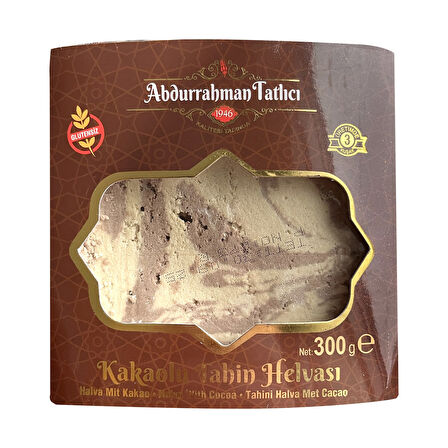 Abdurrahman Tatlıcı Kakaolu Tahin Helva 300 gr x 4 Adet