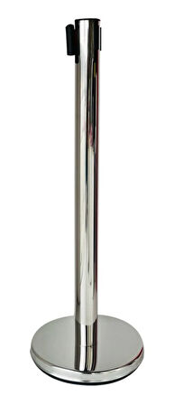 2 Adet Krom Şerit Bariyer 3mt , Yönlendirme Bariyeri, Şerit Bariyer, Protokol Bariyeri