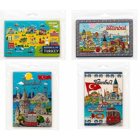 İstanbul Temalı Silikon Buzdolapı Süsü Magnet Alk5815