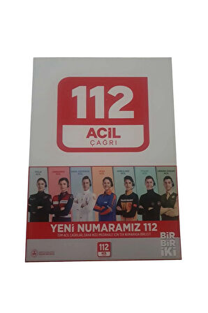 Acil 112 Uyarı Levhası