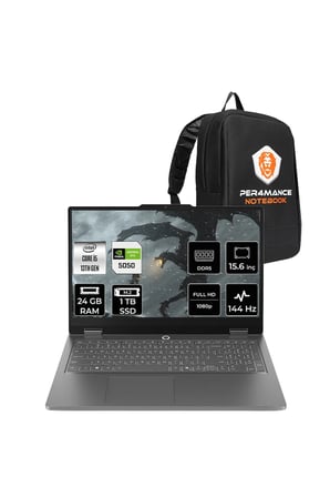 LOQ Essential i5 13450HX 24GB 1TB SSD RTX5050/8GB 65W 15.6" FHD FDOS Gaming Laptop