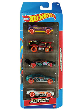 DZC KUZENLER AVM HOTWHEELS 5 Lİ METAL ARABA ORJİNAL SET DEMİR ARABALAR OYUNCAK