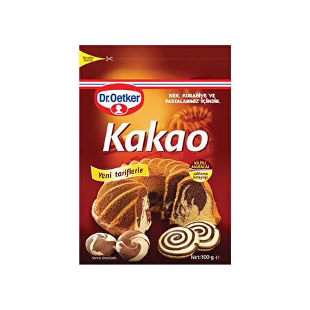Dr. Oetker Kakao 100 Gr x 3 Adet
