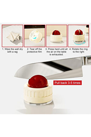 masa tezgah fayans üstüne Vantuzlu bıçak bileme aparatı bıçak bileyici satır bileyici