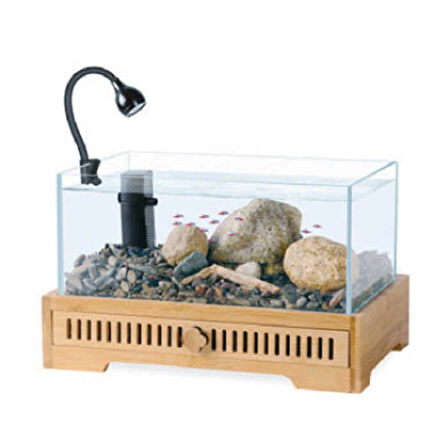 Jeneca XL-30 Akvaryum+Dekor 28x12x17.5 Cm.(3.3 L)