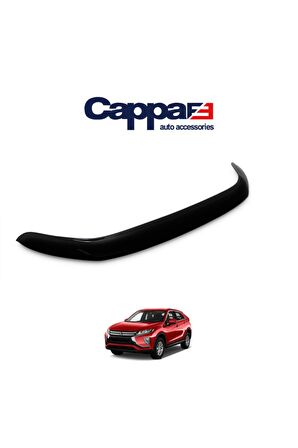 Mitsubishi Eclipse Cross Ön Kaput Koruyucu Rüzgarlık 4 mm Akrilik abs Piano Black 2018