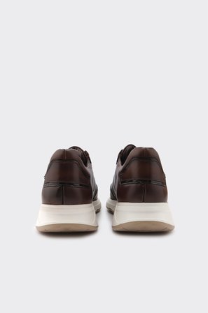 Hakiki Deri Bağcıklı Erkek Sneaker