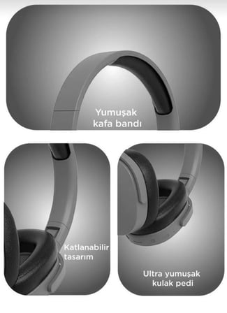 P2961 BLUETOOTH KULAK ÜSTÜ KULAKLIK