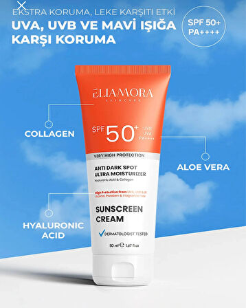 Yoğun Leke Karşıtı +50 Spf Güneş Kremi
