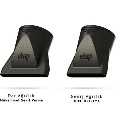 Etap Chocolate 5000 2400WATT Turbo Nano Italyan Motor Fön Makinesi ve Curly Difüzör