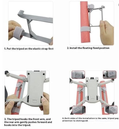 DJI Mini 3/4 Pro Suya İniş Takımı