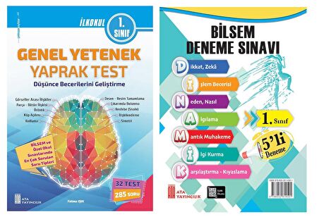 Ata 1.Sınıf Bilsem Sınavlarına Hazırlık Test + 5 li Deneme Sınavı