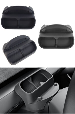 TESLA MODEL Y JUNİPER Direksiyon Arkası Silikon Telefon ve Gözlük Tutucu