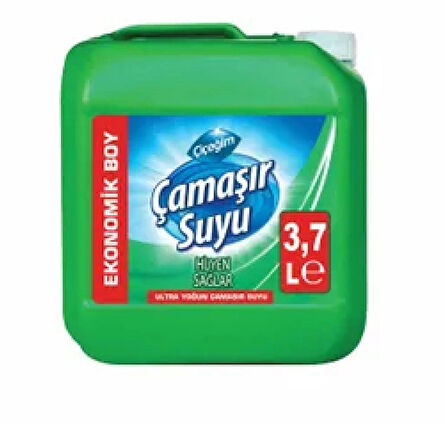 Çiçeğim 3,7 lt Ultra Çamaşır Suyu