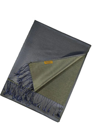 Mısırlı Eşarpları Çift Taraflı Düz Renk Ipek Şal