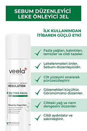 Akneli Ciltler Için Sıkılaştırıcı, Sebum Düzenleyici Ve Pürüzsüzleştirici Bakım Seti