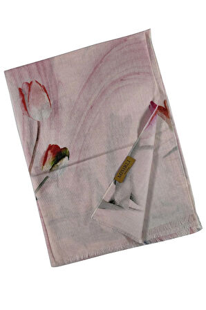 Mısırlı Eşarpları Desenli Yün Şal 75x190