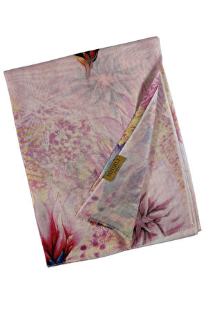 Mısırlı Eşarpları Desenli Yün Şal 75x190