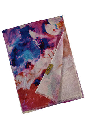 Mısırlı Eşarpları Desenli Yün Şal 75x190