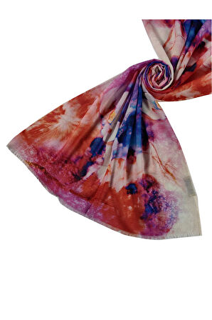 Mısırlı Eşarpları Desenli Yün Şal 75x190