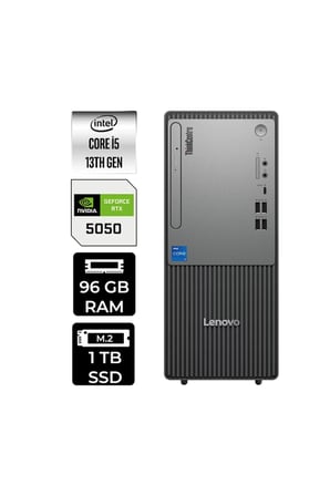 ThinkCentre Neo 50T G5 i5 13400 96GB 1TB SSD RTX5050/8GB W11P Masaüstü Bilgisayar