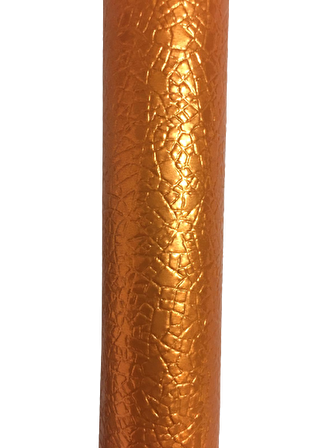 HEDİYE KAĞIDI GOFRAJLI METALİZE BAKIR-TURUNCU 70CM X 100 CM - 1 ADET