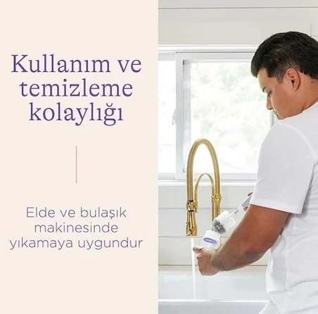 Lansinoh Natural Wave Biberon ve Biberon Emziği 240 ml
