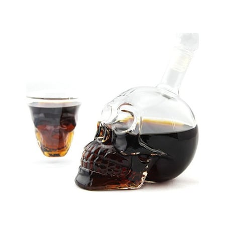 Trendexa Kuru Kafa Cam Şişe Hediyelik 550 ml Çok Renkli El Yapımı