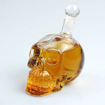 Trendexa Kuru Kafa Cam Şişe Hediyelik 550 ml Çok Renkli El Yapımı