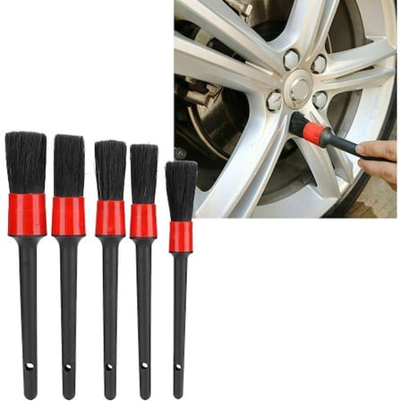 Araba Detaylı Temizlik  Fırçası 5'li Set
