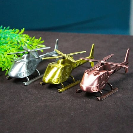 Dekoratif Metal Helikopter