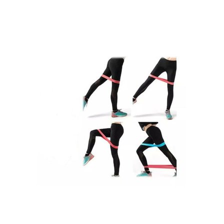 Pilates Squat Aerobik Direnç Lastiği 5 Li Paket