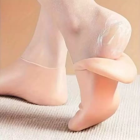 Ekstra Kalın Silikon Jel Ayak Nemlendirici Çorap