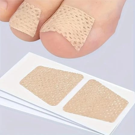 KOLAY UYGULANABİLİR AYAK TIRNAĞI ONARIM YAMASI 10'LI SET